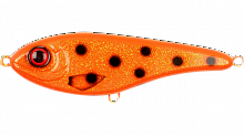 Воблер Джеркбейт Strike Pro Buster Jerk Shallow Runner, цвет: C662 Hot Orange Bandit, (EG-048S#C662)