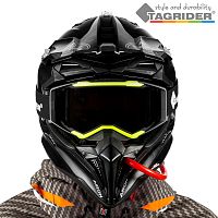 Очки поляриз. для мотокросса Tagrider IMN-006-45 Gray Enduro