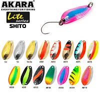 Блесна колеб. Akara Lite Series Shito 28 3,2 гр. Sil/Go