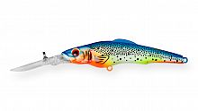 Воблер Минноу Strike Pro Challenger X Deep Diver 110L, цвет: A141 Hot Blue Herring, (EG-076DXL-F#A14