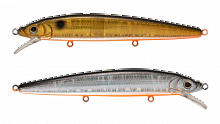Воблер Минноу Strike Pro Alpha Minnow 115, цвет: A70-613-SBO Double Silver/Smoked, (EG-033F#A70-613-