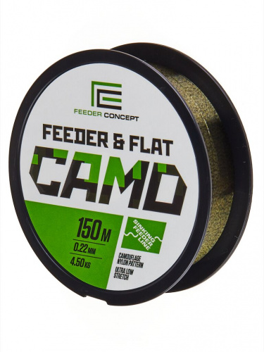 Леска монофильная Feeder Concept FEEDER & FLAT Camo 150/022 фото 3