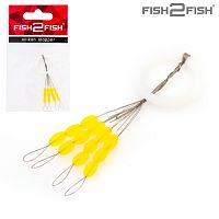 Стопор для попл. Fish2Fish 6,5х3,5 мм (12 стопоров) XL