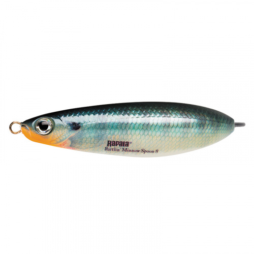 Незацепляйка RAPALA Rattlin' Minnow Spoon 08 /BG