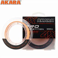 Шнур Akara Competition PRO Orange 100 м 0,18