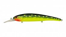 Воблер Минноу Strike Pro Hooligan Shallow 120SP, цвет: AC202F Hot Pike, (EG-220SP#AC202F)
