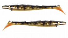 Силиконовая приманка Strike Pro Pig Shad Tournament, цвет: Natual Perch OB, KanalGratis, (уп./2шт.),