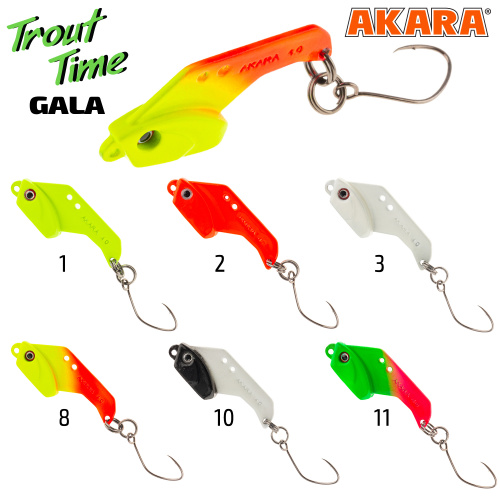 Блесна цикада Akara Trout Time Gala 4 гр.11