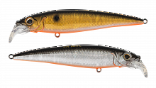 Воблер Минноу Strike Pro Beakster 90, цвет: A70-613-SBO Double Silver/Smoked, (EG-124B#A70-613-SBO)