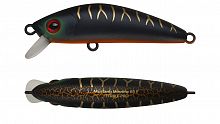 Воблер Минноу Strike Pro Mustang Minnow 60, цвет: A208S Black Mat Tiger, (MG-002A#A208S)