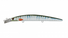 Воблер Минноу Strike Pro Top Water Minnow 130, цвет: SM51F Birch Pearl, (JL-158F#SM51F)
