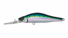 Воблер Минноу Strike Pro Archback Deep 80SP, цвет: 692-713-RP Pacific Sardine, (EG-125AL-SP#692-713-