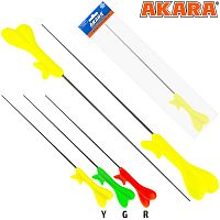 Уд. зим. Akara Кость 2 с тюльпаном желтая M (хлыст Hi Carbon 1 составной) 38 см