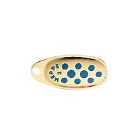 Блесна вращ. Mepps COMET PTS, 2, Gold/Blue dots