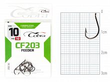 Крючки Cobra FEEDER SPECIALIST сер. CF203 разм. 010 10шт.