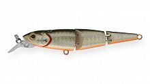 Воблер Составной Strike Pro Flying Fish Joint 110, цвет: A70-713 Black Silver OB, (EG-079J#A70-713)