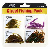 Твистеры и слаги съедоб. искусст. LJ Pro Series STREET FISHING PACK 06 SET Набор микроджиг 46 шт.