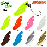 Блесна цикада Akara Trout Time Fly 2,0 гр. Sil