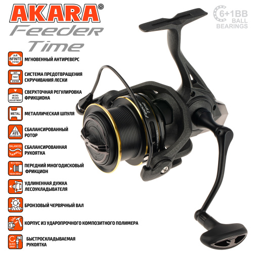 Кат. Akara Feeder Time 5000 6+1bb фото 2