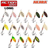 Блесна вращ. Akara Action Series Long 1+ 6,5 гр. 3/13 oz. A15