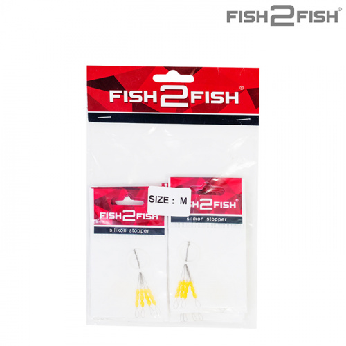 Стопор для попл. Fish2Fish 8,5х4,5 мм (12 стопоров) XXL фото 2