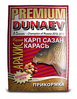 Прикормка "DUNAEV-PREMIUM" 1кг Карп-Сазан Жареный арахис