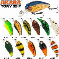 Воблер Akara Tony 35F 4 гр. A199