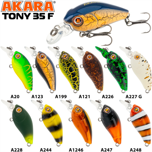 Воблер Akara Tony 35F 4 гр. A248