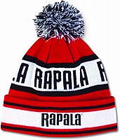 Шапка RAPALA с помпоном - черная с красным