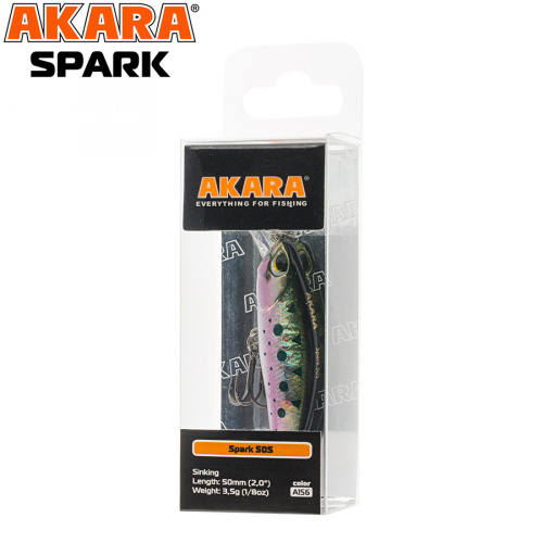 Воблер Akara Spark 50S 3,5 гр. (1/8 oz 2,0 in) A163 фото 3