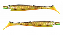 Силиконовая приманка Strike Pro Pig Shad Jr, цвет: Orange Belly Perch, (уп./2шт.), (SP-172C#C039)