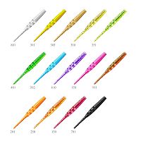 Приманка ZUB-CRAZY LEECH 30мм(1,2")-20шт, (цвет 250) морковный с блестками