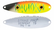 Блесна колеблющаяся Strike Pro Serpent Single 65M, цвет: A242S Sunrise Mat Tiger, (ST-010AS#A242S-CP