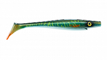 Силиконовая приманка Strike Pro Pig Shad, цвет: Green Motoroil Pike UV, (SP-172A#MN3)