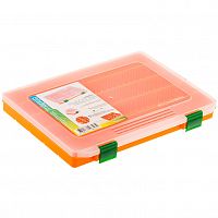 Коробка рыбака fisherbox 250sh orange (25x19x02) slim