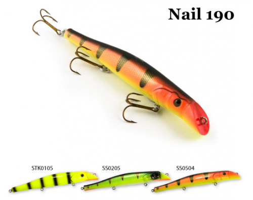 Воблер деревянный Raiden Nail 190 40 гр. SS0504