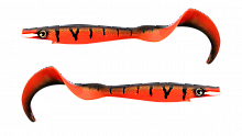 Силиконовая приманка Strike Pro Pig Tail Junior , цвет: Red Tiger, (уп./2шт.), (SP-172R#141)