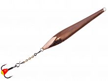 Блесна вертикал. зим. Lucky John DOUBLE BLADE с цеп. и тр. 65мм CS блистер