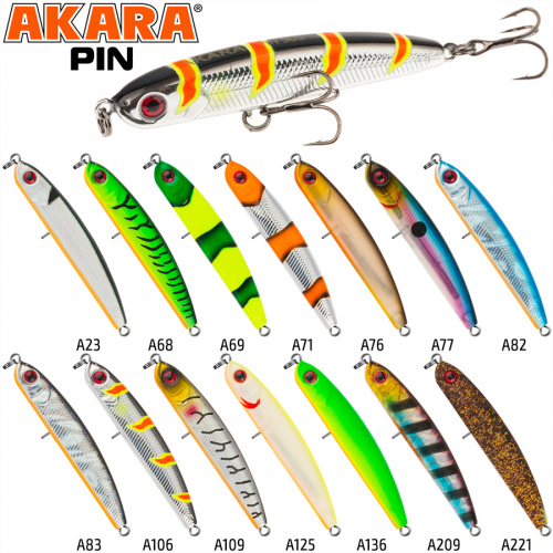 Воблер Akara Pin 50S 4,5 гр. A83