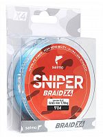 Леска плетёная Salmo Sniper BRAID Blue 091/016
