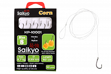 Крючки Saikyo KP-10001 Corn BN  №8 (10шт) c повод.