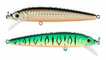 Воблер Минноу Strike Pro Alpha Minnow 95, цвет: GC01S/A70-713 Double Black Silver OB/Mat Tiger, (EG-034F#GC01S/A70-713S)