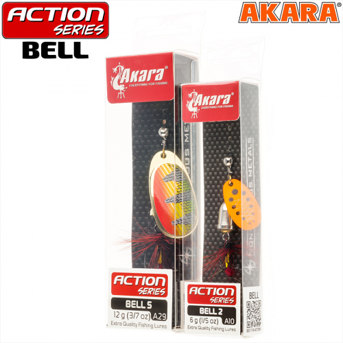 Блесна вращ. Akara Action Series Bell 5 12 гр. 3/7 oz. A29 фото 3