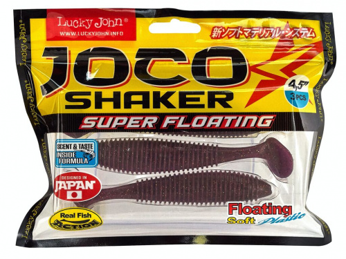 Виброхвосты съедобные LJ Pro Series JOCO SHAKER 4.5in (11.43)/F13 3шт. фото 2