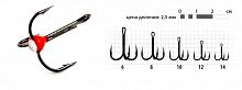 Тройник-черт Akara Diamond Treble Hook №10
