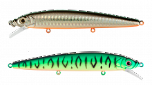Воблер Минноу Strike Pro Alpha Minnow 115, цвет: GC01S/A70-713 Double Black Silver OB/Mat Tiger, (EG-033F#GC01S/A70-713S)