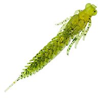 Приманка ZUB-LARVA  60мм(2,4")-7шт, (цвет 503) коричневый с блестками