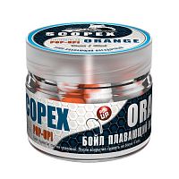 Бойлы насад. плав. двух цв. Sonik Baits 14мм SKOPEX-ORANGE Fluo Pop-ups 90мл