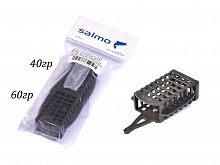 Кормушки фидер. Salmo FEEDER SQUARE съёмное дно 40г 60г 2шт. набор