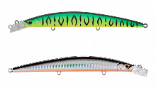 Воблер Минноу Strike Pro Top Water Minnow 130, цвет: GC01S/A70-713 Double Black Silver OB/Mat Tiger,
